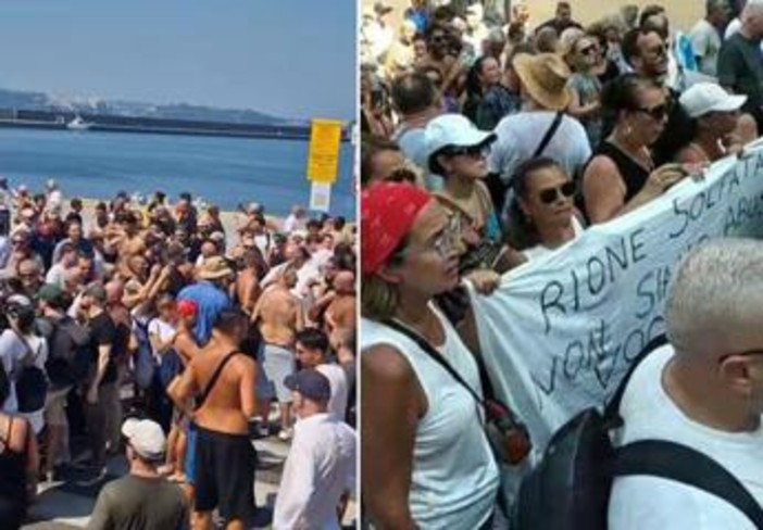 Campi Flegrei, esplode la protesta dopo il terremoto: porto di Pozzuoli bloccato