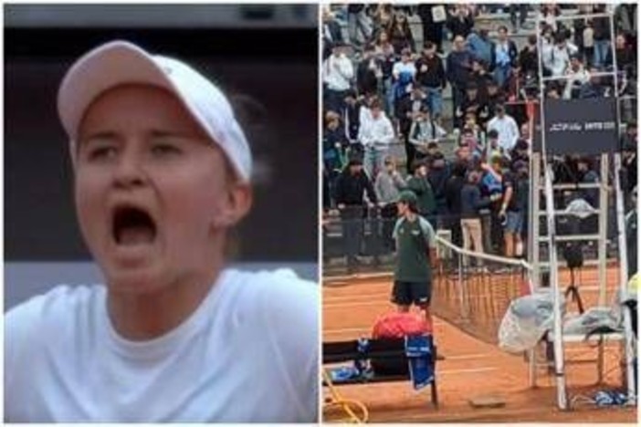 Krejcikova urla, Riedi sfiora la rissa: liti giocatori-tifosi agli Internazionali