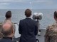Francia, Macron assiste a lancio di prova missile intercontinentale da sottomarino nucleare Francia, Macron assiste a lancio di prova missile intercontinentale da sottomarino nucleare