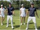 Sinner, buca a golf ed esultanza... alla Ronaldo