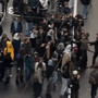 Tensione a Losanna con un automobilista durante la manifestazione dei giovani contro il capitalismo Tensione a Losanna con un automobilista durante la manifestazione dei giovani contro il capitalismo