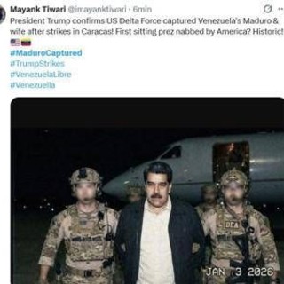 Venezuela, l'arresto di Maduro e il giallo della foto che circola online Venezuela, l'arresto di Maduro e il giallo della foto che circola online