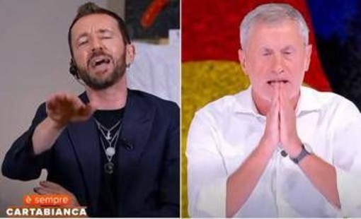 Scanzi-Alemanno, scontro tv a E' sempre Cartabianca: "Vola basso..." Scanzi-Alemanno, scontro tv a E' sempre Cartabianca: "Vola basso..."