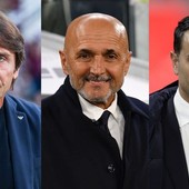 Conte, Spalletti e Palladino gli allenatori più citati da Radio e Tv Conte, Spalletti e Palladino gli allenatori più citati da Radio e Tv